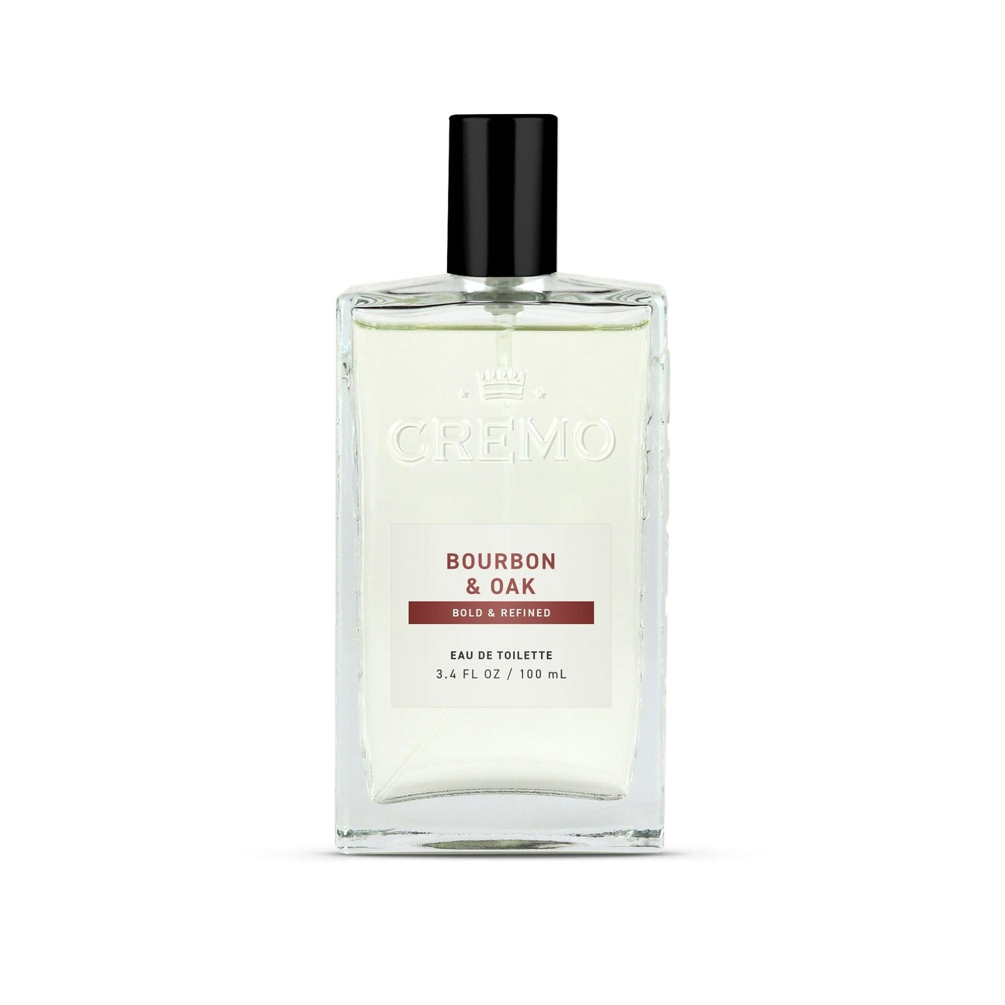 Cremo Cologne For Men - Bourbon & Oak Mens Cologne Spray, A Sophisticated Blend of Distiller’s Spice, Fine Bourbon and White Oak, Multi-Layered