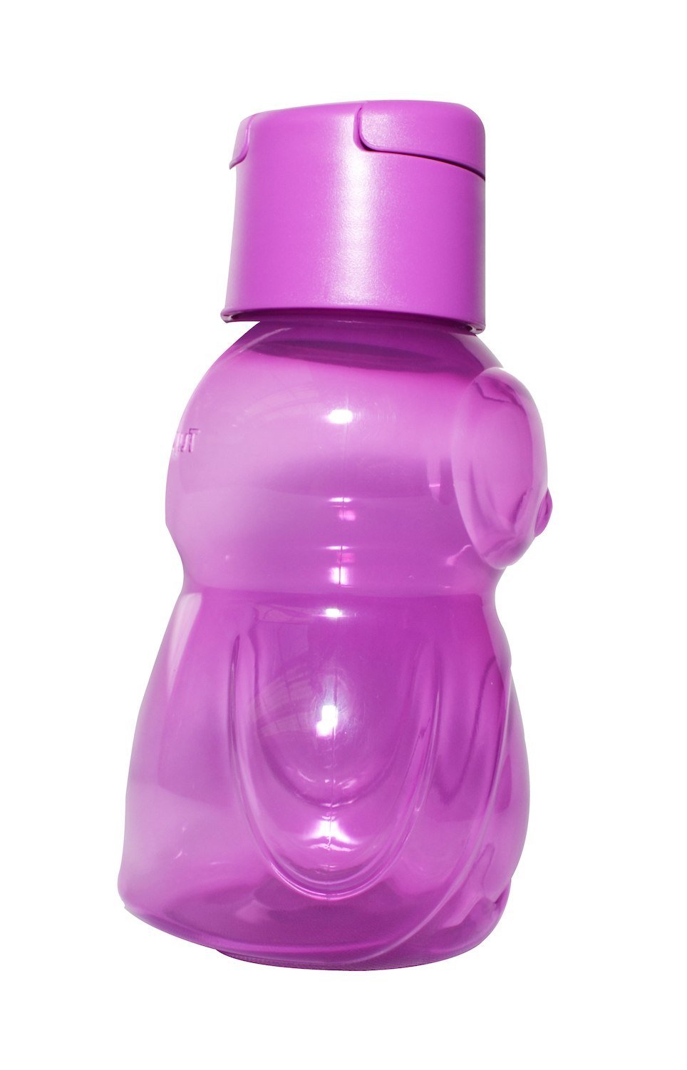 Tupperware Eco Sports Water Bottle 12 Ounces Kids Purple Penguin