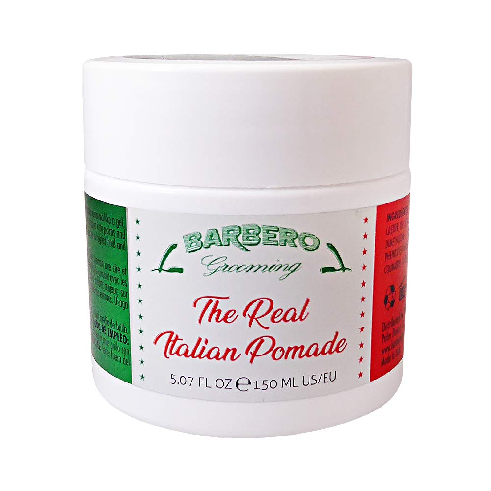 Barbero Grooming the Real Italian Pomade Medium Hold 5.07 oz / 150 ml pack of 6