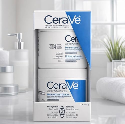 CeraVe Moisturizing Cream | Body and Face Moisturizer for Normal to Dry Skin | Body Cream with Hyaluronic Acid & 3 Essential Ceramides | Hydrating
