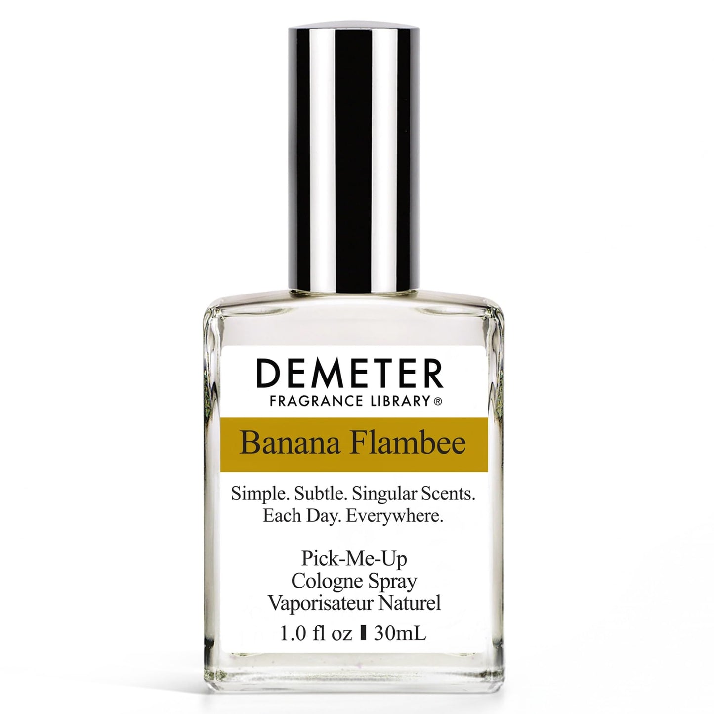 DEMETER Natural Perfume Spray Cologne for Women, Banana Flambee, 1 oz
