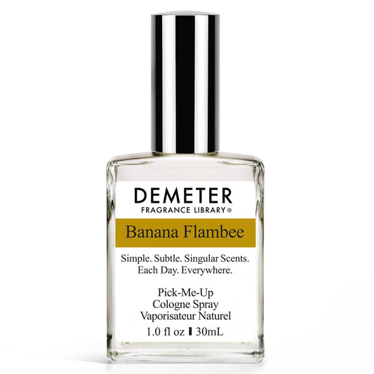 DEMETER Natural Perfume Spray Cologne for Women, Banana Flambee, 1 oz