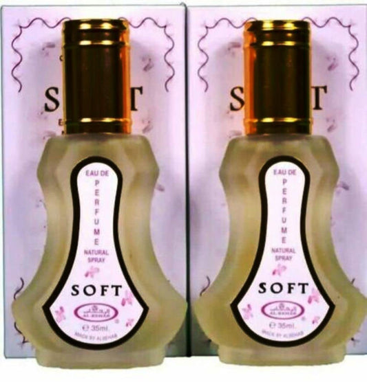 Soft - Eau De Perfume Natural Spray - 35 ml (1.15 fl. oz) by Al-Rehab- 2 pack Beauty & Personal Care Al-Rehab