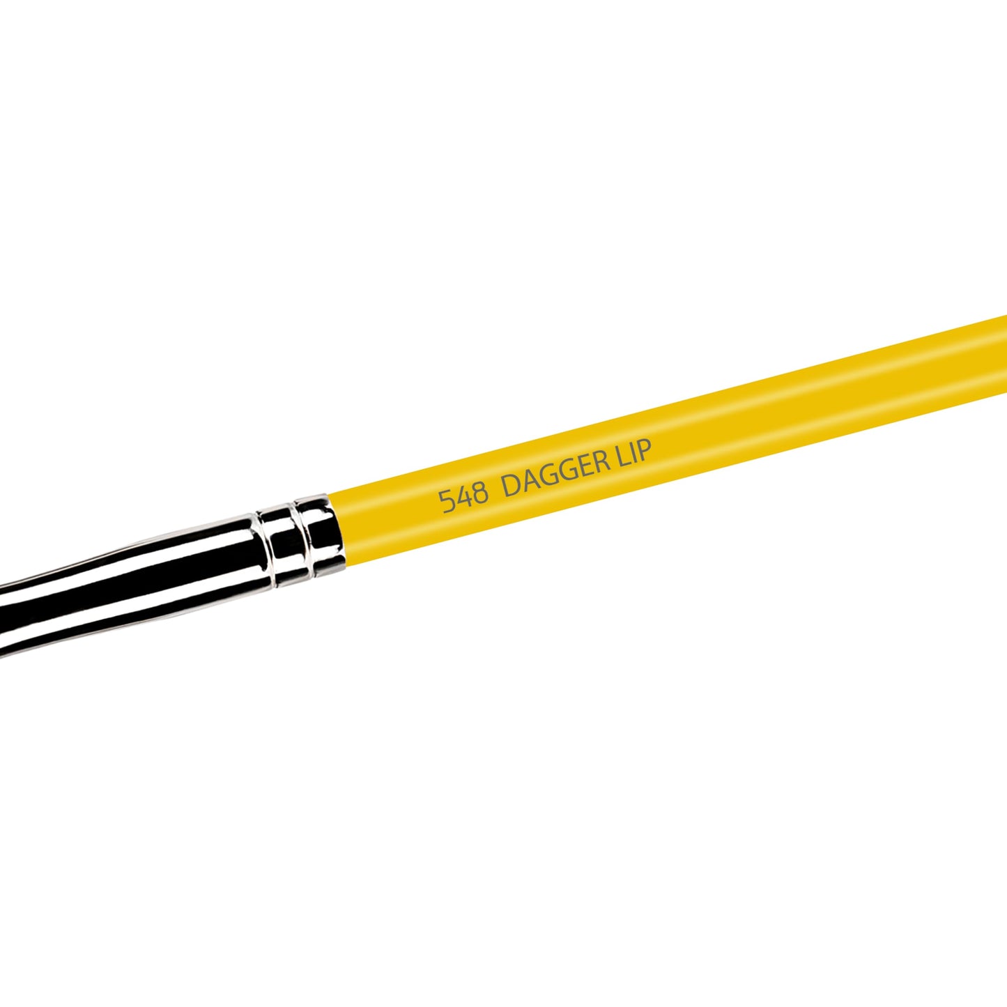 Bdellium Tools Professional Makeup Brush - Studio Series 548 Dagger Lip - With Soft Synthetic Fibers, For Precise Lip Definition (Yellow, 1pc)