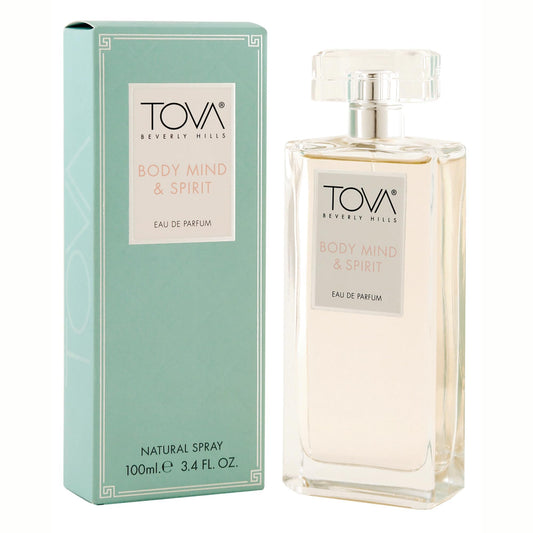 Tova Body, Mind & Spirit Eau de Parfum - Peaches & Cream Scent for Women - Osmanthus Rose Apricot - USA-Made & Cruelty-Free - 3.4 fl oz Beauty & Personal Care Tova