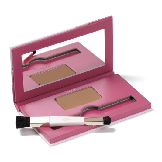 eSalon Root Touch Up + Brow Powder, Conceal & Cover (Copper) - Hairline Powder for Women - Scalp Concealer & Filler for Thinning & Gray Hair Coverage Beauty & Personal Care eSalon