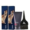 Koleston Perfect 99/0 Intense Very LIght Blonde/Natural Permanent Hair Color (Pack of 2), Service Preguard Cream 2.53oz and Tint Brush - Professional