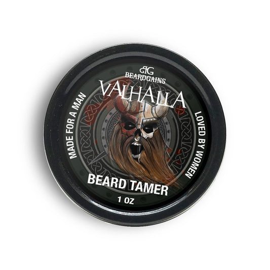 Beard Gains Organic Beard Tamer Tinted Wax: shape, style & groom facial hair with natural hold. Easy wash-out, all-day control. For all beard types