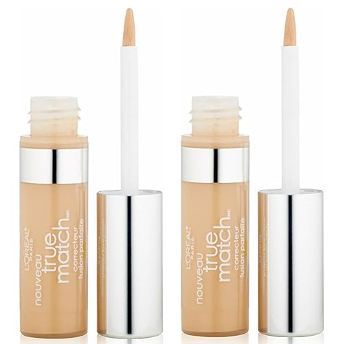 L’Oréal Paris True Match Concealer, Light/Medium Warm [W4-5], 0.17 oz (Pack of 2)