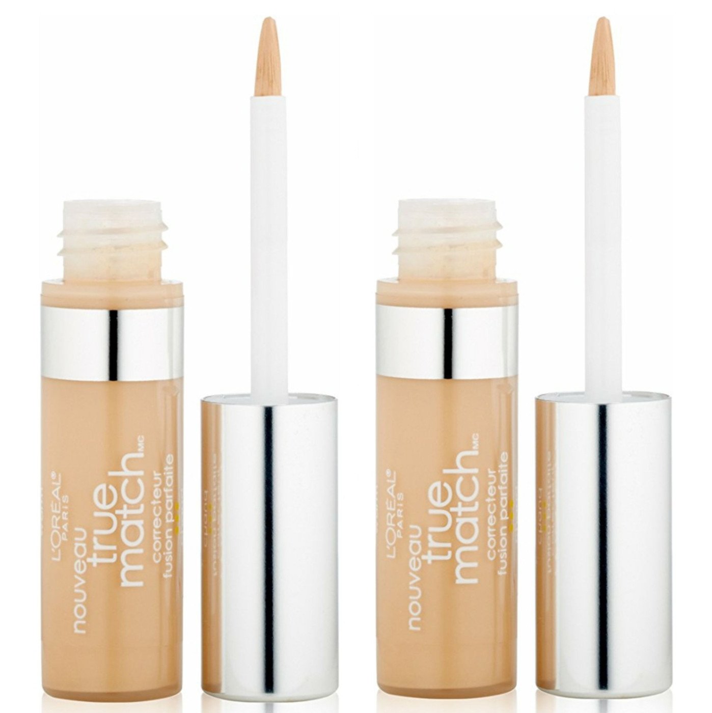 L’Oréal Paris True Match Concealer, Light/Medium Warm [W4-5], 0.17 oz (Pack of 2)