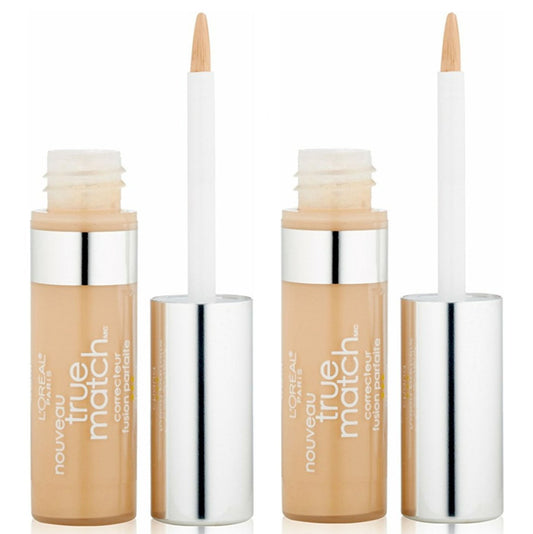 L’Oréal Paris True Match Concealer, Light/Medium Warm [W4-5], 0.17 oz (Pack of 2)