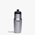 Bivo One 21oz Non Insulated Stainless Steel Bike Water Bottle - Lightweight for Cycling, Travel, Kids - No Plastic Taste, Fits Most Cages, Dishwasher