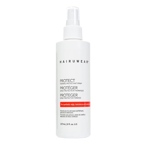 Raquel Welch HairUWear Thermal Protectant Spray for Synthetic Wigs, Hair Pieces, and Extensions 8 Fl oz