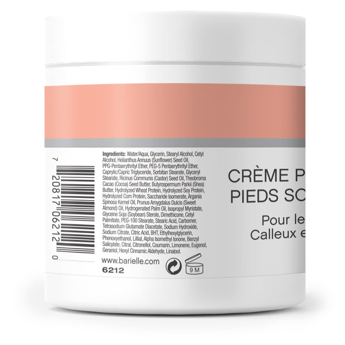 BARIELLE Total Foot Care Cream 12 oz. – Foot Cream for Dry, Cracked, Feet