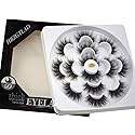 HBZGTLAD NEW 7Pairs 3D Mink Hair False Eyelashes Criss-cross Wispy Cross Fluffy length Lashes Extension Handmade Eye Makeup Tools (MDR-16)