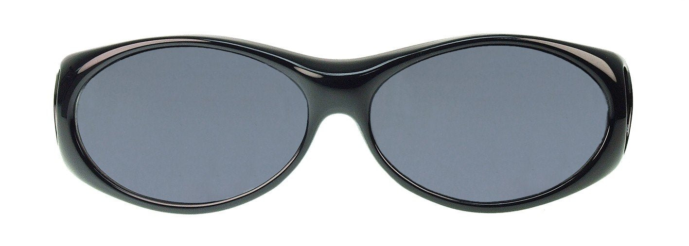 Fitovers Eyewear Aurora Sunglasses Midnight Oil - Polarized Grey Lens - Oval - 133mm X 39mm or 5 - 1/4" X 1 - 1/2"