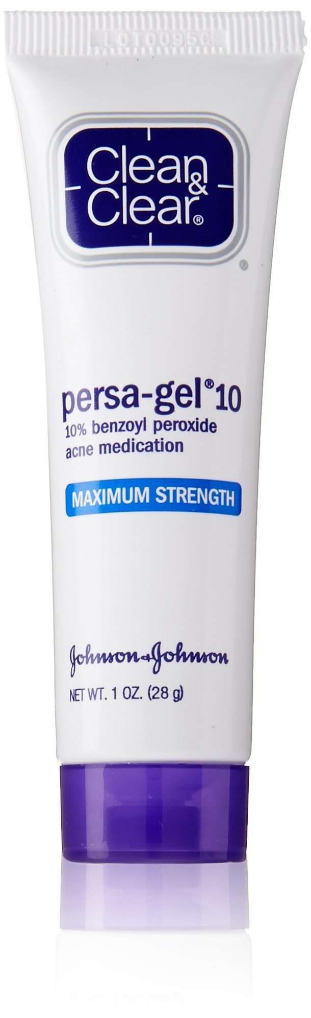 Clean & Clear Persa-Gel 10 Acne Medication Spot Treatment with Maximum Strength 10% Benzoyl Peroxide, Pimple Cream & Acne Gel Medicine for Face Acne