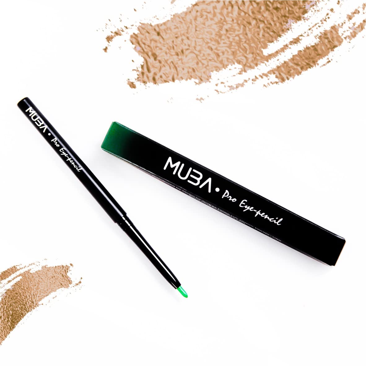 MUBA COSMETICS Eye Pencil “Venom” - Waterproof Eyeliner Pencil, Smudge-Proof, Long Lasting Eye Makeup with Smooth Precision - GREEN