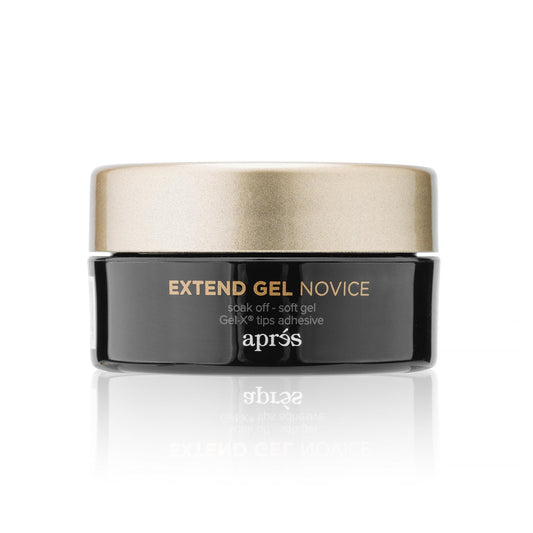 Apres Extend Gel Novice, Gel-X Nail Tips Adhesive, 15 ml Jar Edition, Soak Off - Soft Gel, HEMA-Free, Thick Consistency, Easy Application for Soft Gel Beauty & Personal Care APRÉS