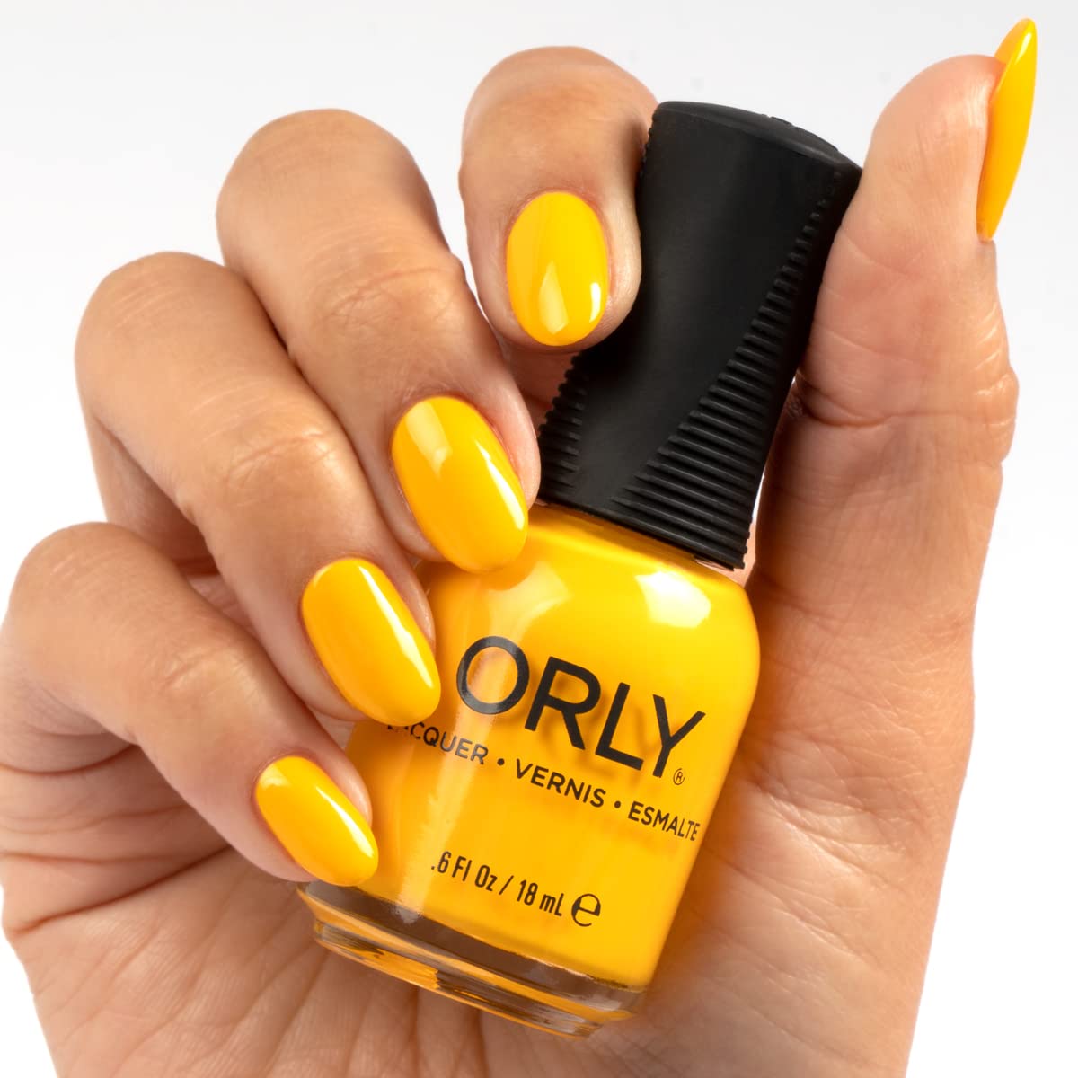 ORLY Gel Fx Nail Polish 'Claim to Fame' | Bright Golden Yellow Creme Gel Nail Color from POP! ORLY Lacquer Collection | 0.3 fl oz Beauty & Personal Care Orly