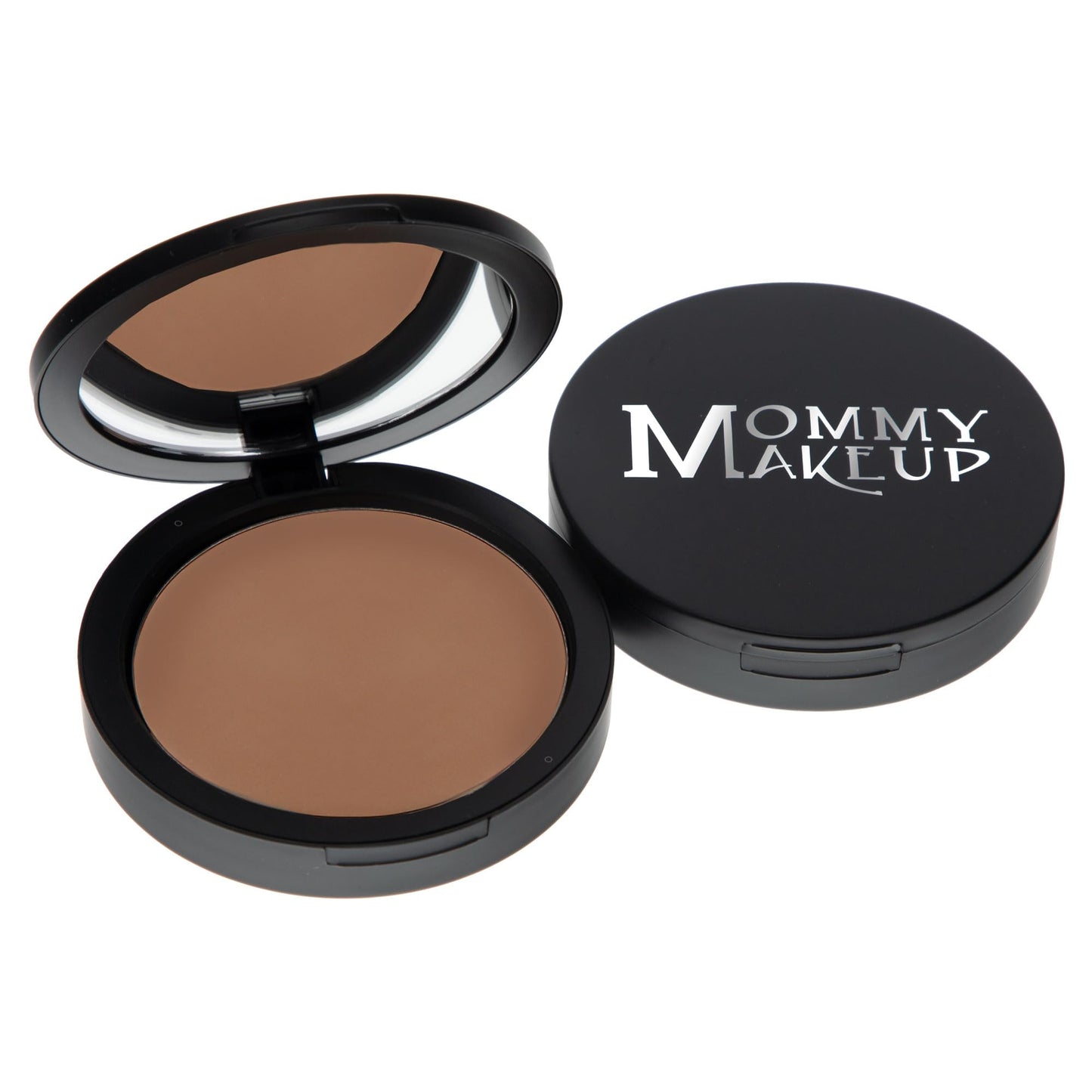 Mineral Dual Powder - 4-in-1 Pressed Mineral Foundation with SPF 15 for Flawless Glow - Oil-Free, Talc-Free, Gluten-Free, 0.45 oz (Puddin' - Dark)