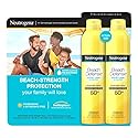 Neutrogena Beach Defense Sunscreen Spray SPF 60+, 8.5 oz, 2-pack, Water + Sun Protection, Lightweight, Fast Drying Broad-Spectrum Sun Protection