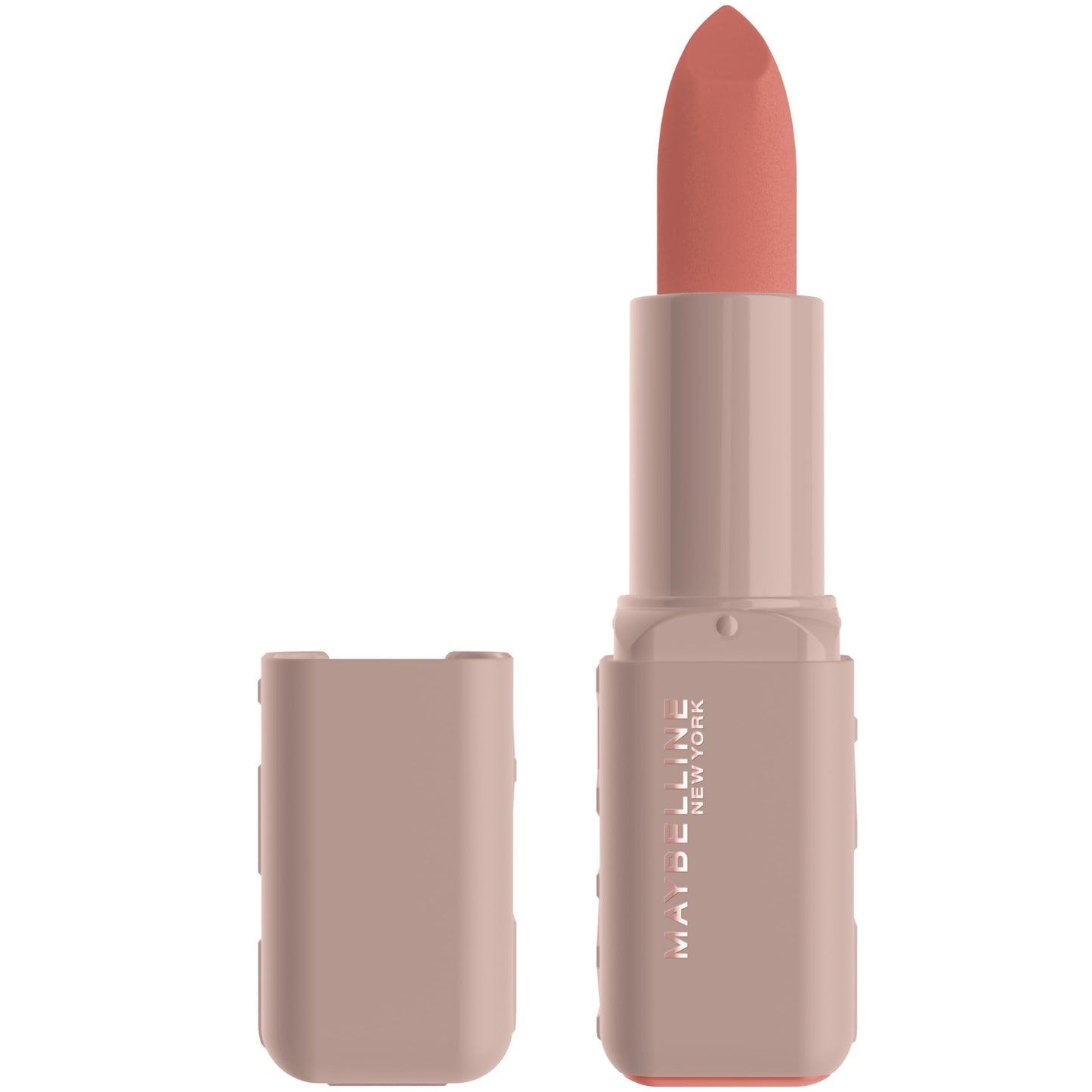 MAYBELLINE Serum Lipstick, Hydrating Lip Makeup with 8HRs of Lip Plumping Moisture with Hyaluronic Acid + Oil Blend, Crop Top (Light Nude Pink Matte)