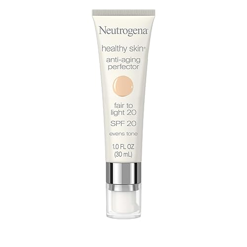 Neutrogena Retinol Treatment and Tinted Facial Moisturizer, Healthy Skin Anti-Aging Perfector with Broad Spectrum SPF 20 Sunscreen with Titanium