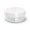 MARBLERS Mixed Shaped Face & Body Glitter [White] 0.18oz (5g) | Chunky | Chopped | Flake | Non-Toxic | Vegan | Cruelty-Free | Festival, Rave & Party
