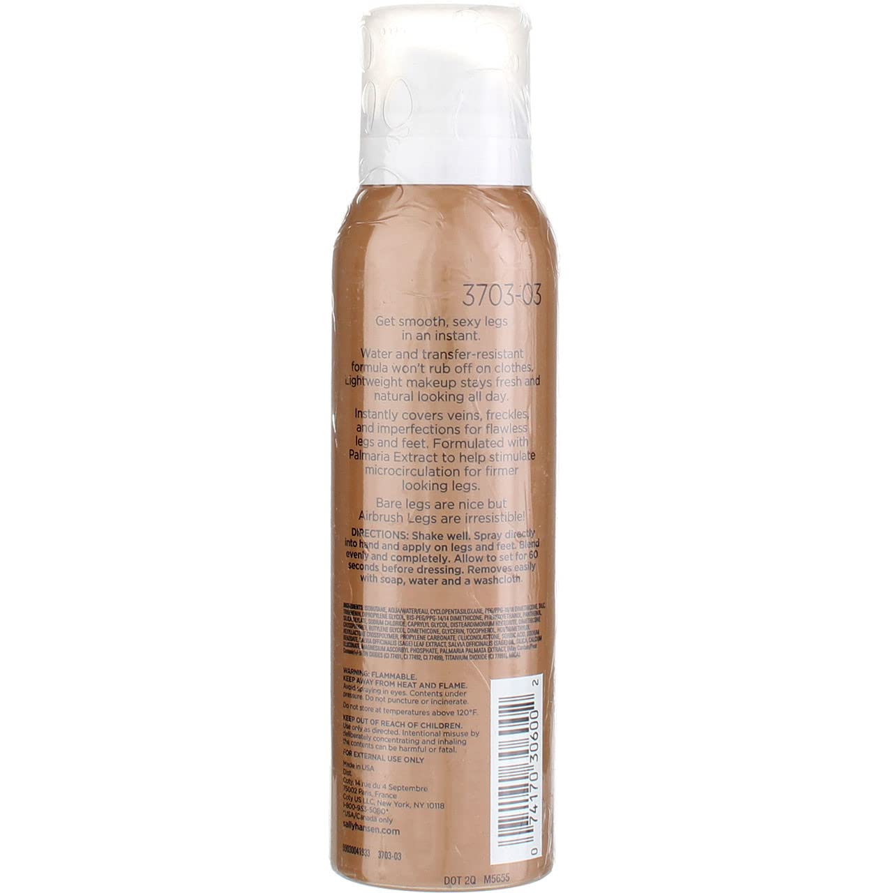 Sally Hansen Airbrush Legs Tan Glow 4.4 Ounce (130ml) (3 Pack)