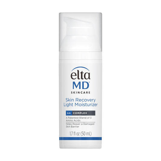 EltaMD Skin Recovery Light Face Moisturizer for Dry Skin, Oil Free Moisturizer for Face and Acne Prone Skin Care, 1.7 oz Pump