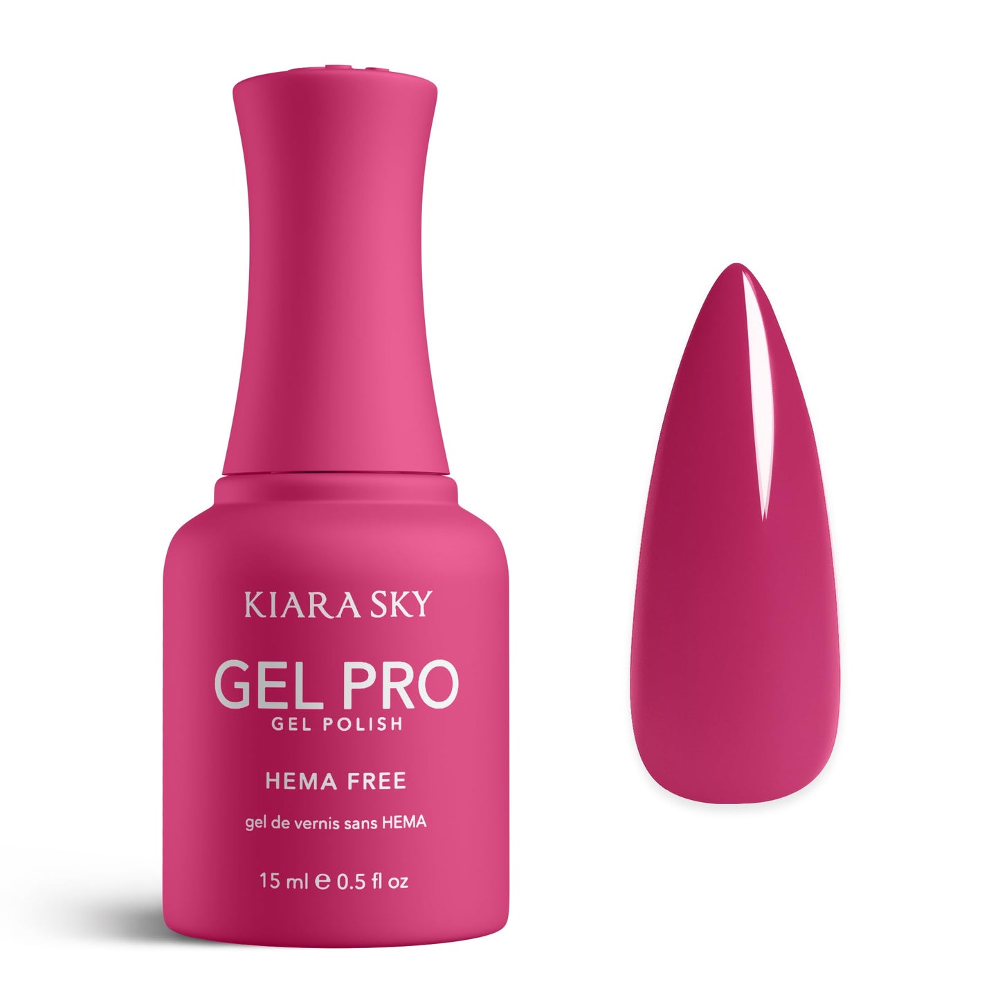 KIARA SKY Gel Pro HEMA-Free Gel Nail Polish | Full Coverage, 28+ Day Wear, Self-Leveling, UV/LED Soak-Off, 0.5 fl oz | Diary Of A Diva #087 Beauty & Personal Care KIARA SKY