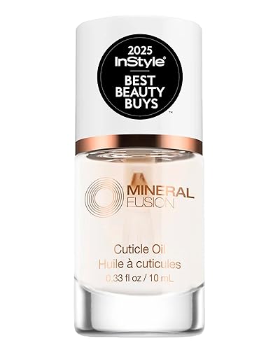 Mineral Fusion Cuticle Oil Nail Treatment - Natural Moisturizer with Vitamin E and Sweet Almond Oil - Softens & Protects Cuticles - Vegan, 99%