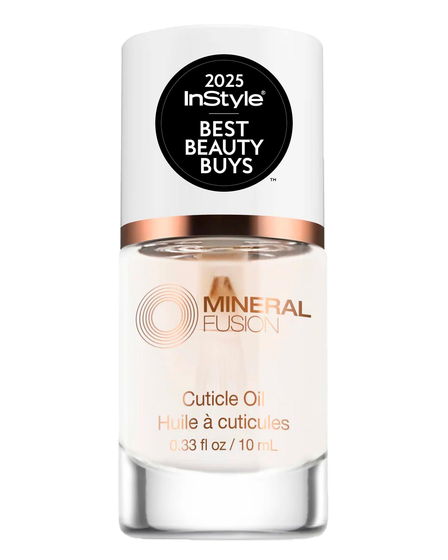 Mineral Fusion Cuticle Oil Nail Treatment - Natural Moisturizer with Vitamin E and Sweet Almond Oil - Softens & Protects Cuticles - Vegan, 99%