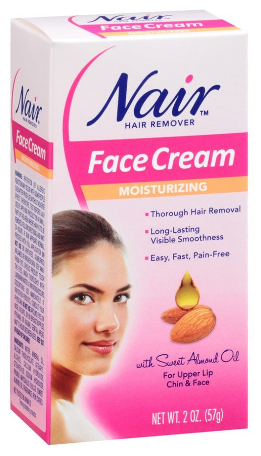 Nair Hair Remover Face Cream 2 Ounce (59ml) (3 Pack) Beauty & Personal Care Nair