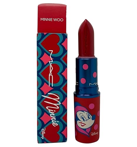 MAC M·A·C Cosmetics Lustreglass Sheer-Shine Lipstick - Minnie Woo (Disney Minnie Mouse Collection) - 3g / 0.1 oz
