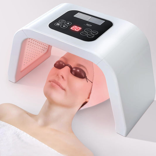 Fxtiaa LED-Face-Light-Therapy, 7 in 1 Color LED Face Mask Facial Body Beauty Equipment Beauty & Personal Care Fxtiaa