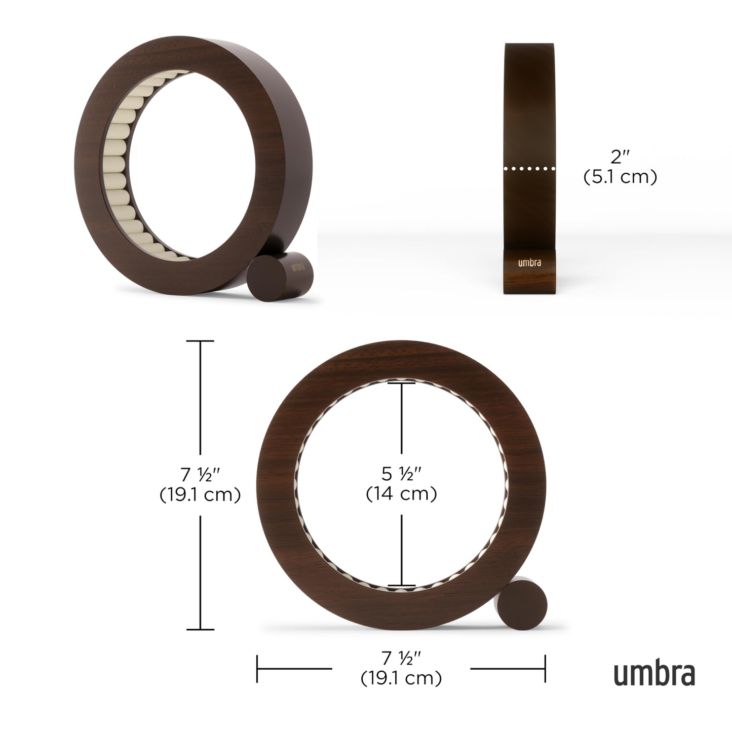 Umbra FERRIS JEWELRY ORGANIZER WALNUT