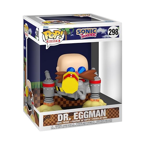 Funko POP! Rides: Sonic - Dr. Eggman - Sonic The Hedgehog - Collectable Vinyl Figure - Gift Idea - Official Merchandise - for Kids & Adults - Games…