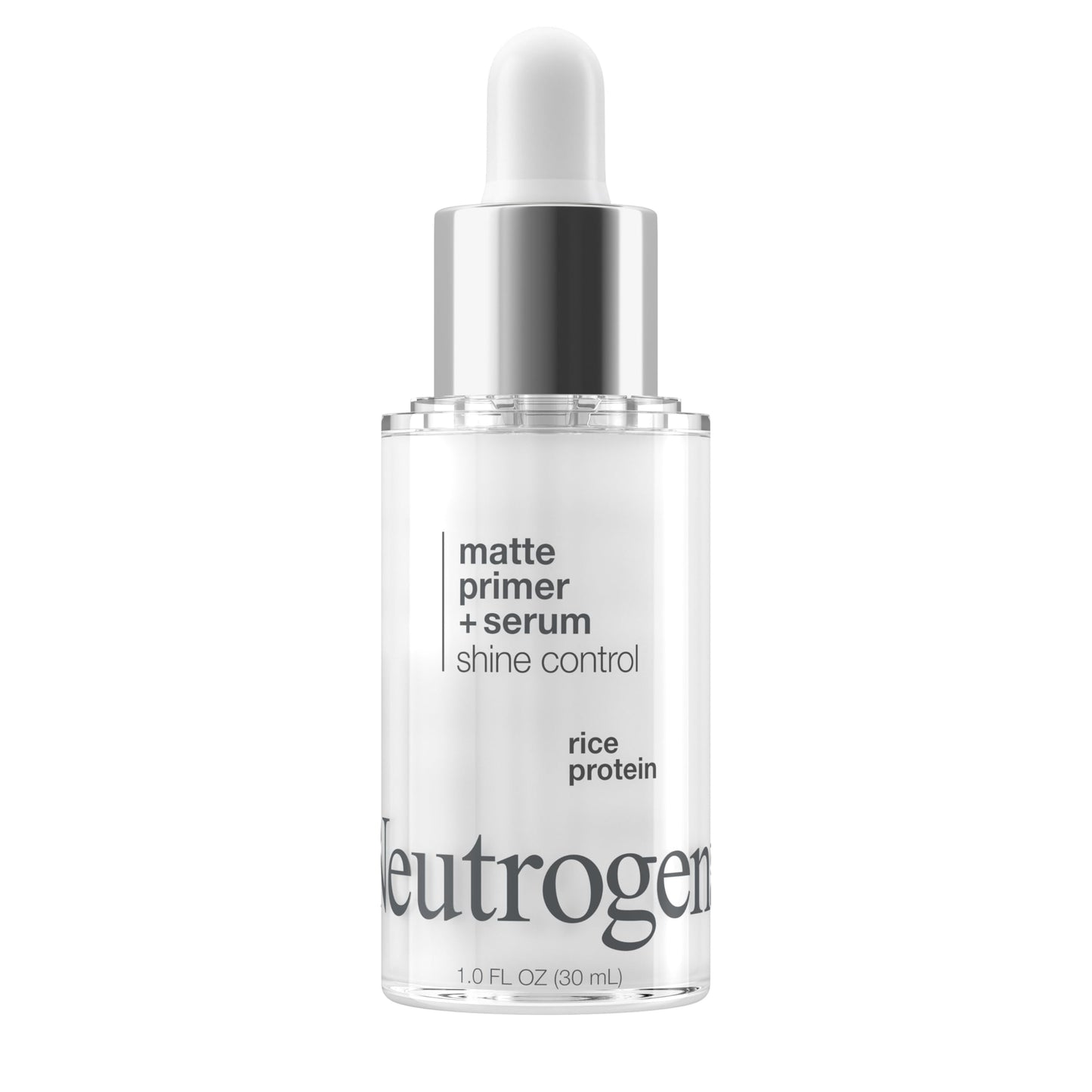 Neutrogena Shine Control Matte Booster Face Primer & Serum, Skin-Mattifying Serum-to-Primer with Rice Protein, Absorbs Excess Oil & Keeps Skin Shine