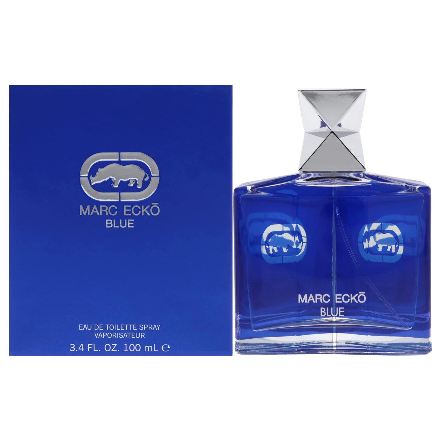 Marc Ecko Blue for Men Eau de Toilette Spray, 3.4 Ounce