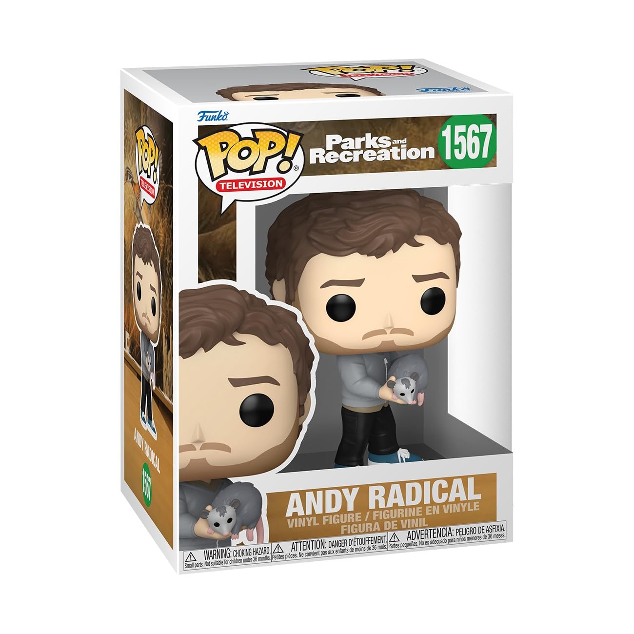 Funko POP! TV: Parks & Recreation 15th Anniversary - Andy Radical - Collectable Vinyl Figure - Gift Idea - Official Merchandise - for Kids & Adults…