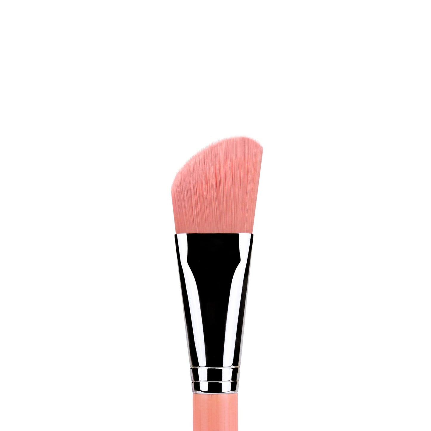 Bdellium Tools Professional Makeup Brush - Pink Bambu Series 948.1 Slanted Foundation - With Soft Synthetic Fibers, For Foundation (Pink, 1pc)