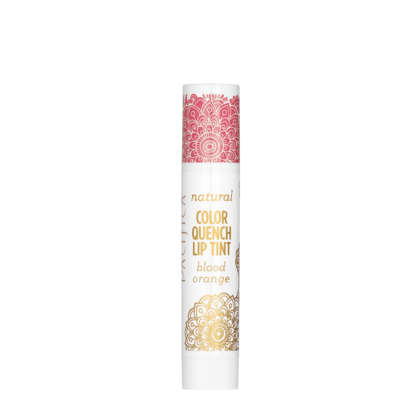 Pacifica Tinted Lip Balm - Color Quench Hydrating Flavored Lip Balm -Blood Orange Flavor - Clear -w/Coconut Oil & Cocoa Butter Natural Clean Beauty