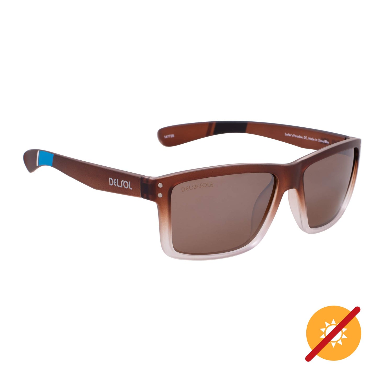 Del Sol Solize Color-Changing Sunglasses, 100% UVA and UVB Blocking Protection