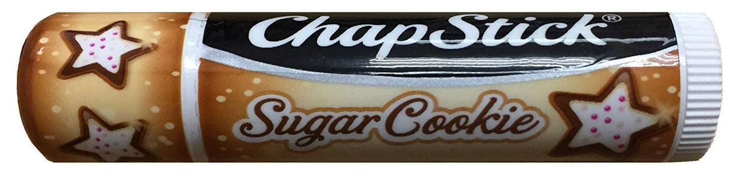 ChapStick Holiday Limited Edition Seasonal Flavored Lip Balm Tube, Candy Cane, Pumpkin Pie & Sugar Cookie Flavors, 0.15 Ounce Each, 6 Sticks Total