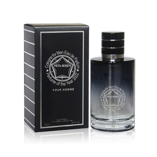 META-BOSEM Savnah for Men's Cologne Eau de Parfum Natural Spray - Fresh Woody Scents - Great Holiday Gift - for All Day Use - a Classic Bottle, 3.4