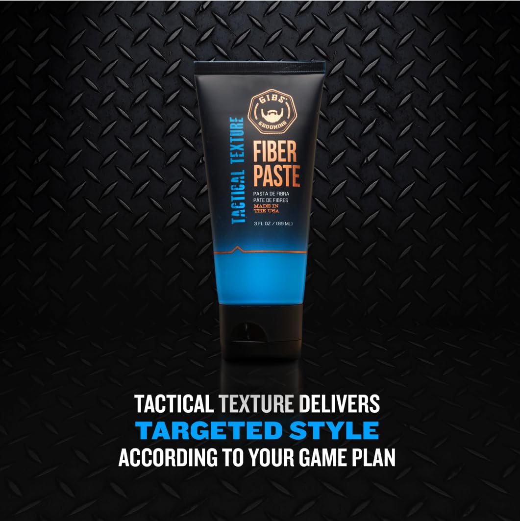 GIBS Grooming Tactical Texture Texturizing Fiber Paste, 3 Fl Oz