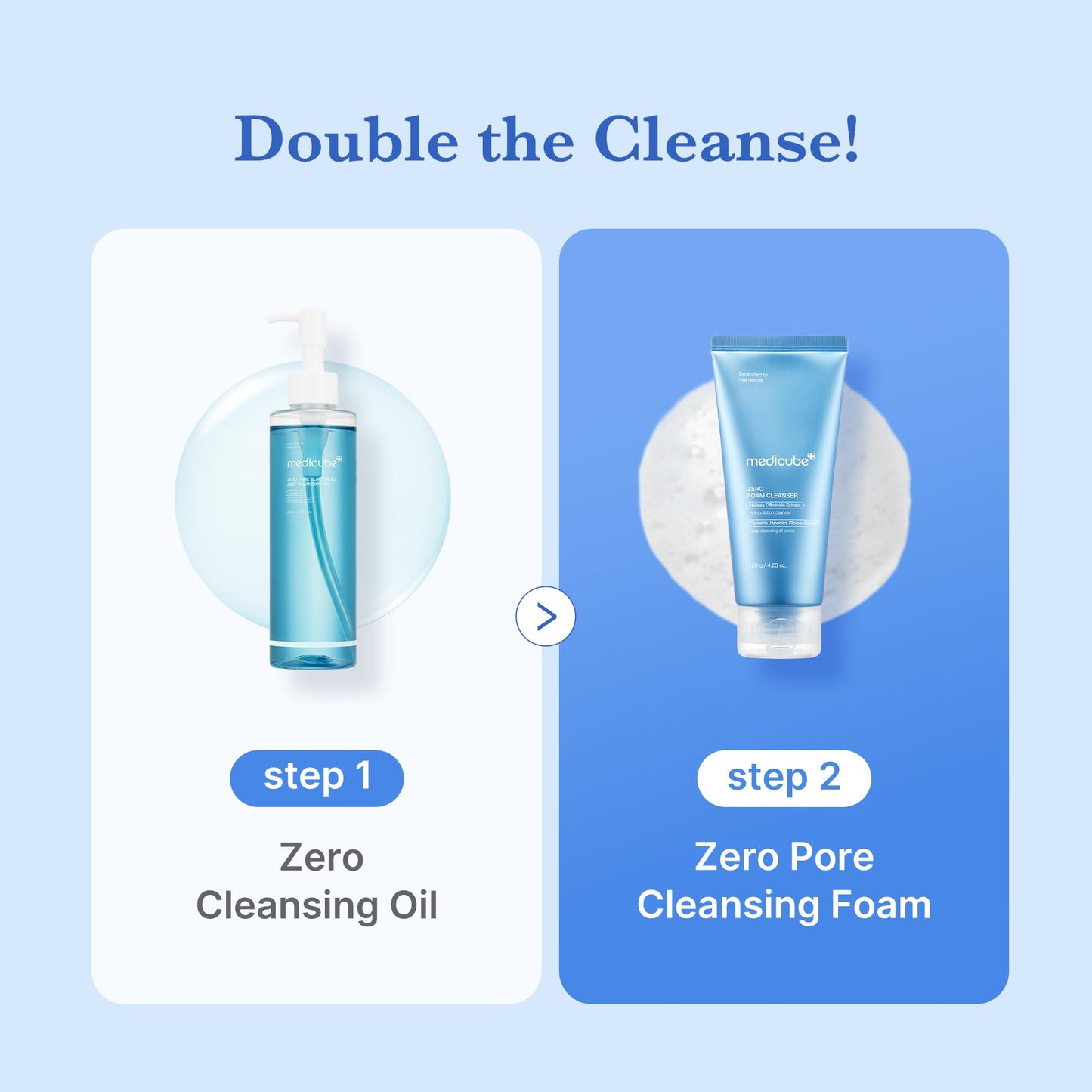 medicube Facial Cleanser Zero Foam Cleanser for Pore & Excess Oil Care Beauty and Personal Care medicube