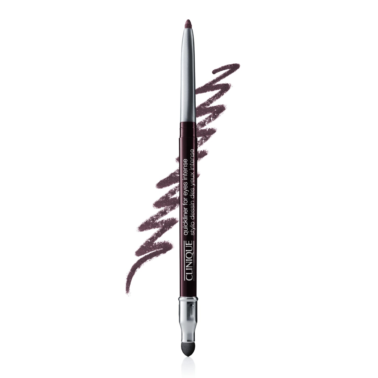 Clinique Quickliner For Eyes Intense Eyeliner Pencil | Water Resistant, Smudge Resistant + Safe For Sensitive Eyes, Intense Aubergine